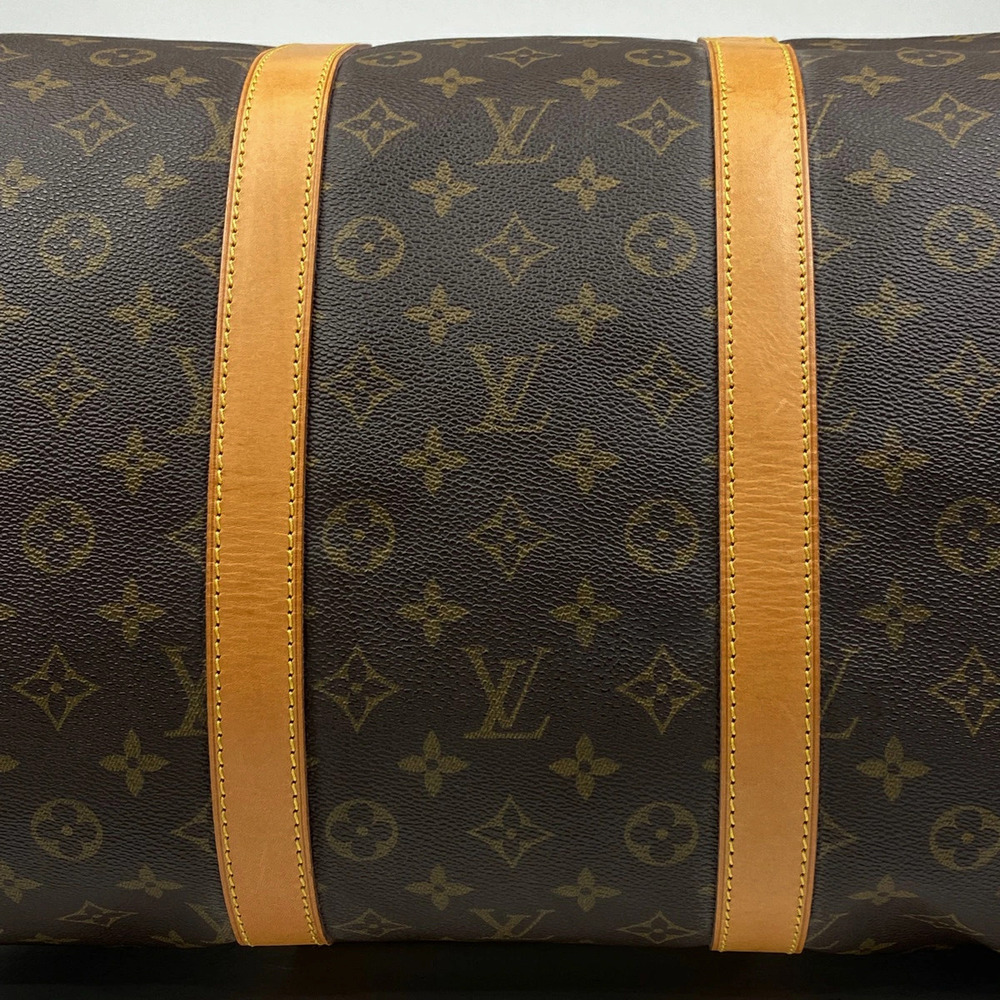 Louis Vuitton Keepall Handbag Travel Business Boston Bag Monogram Brown - Picture 2 of 7